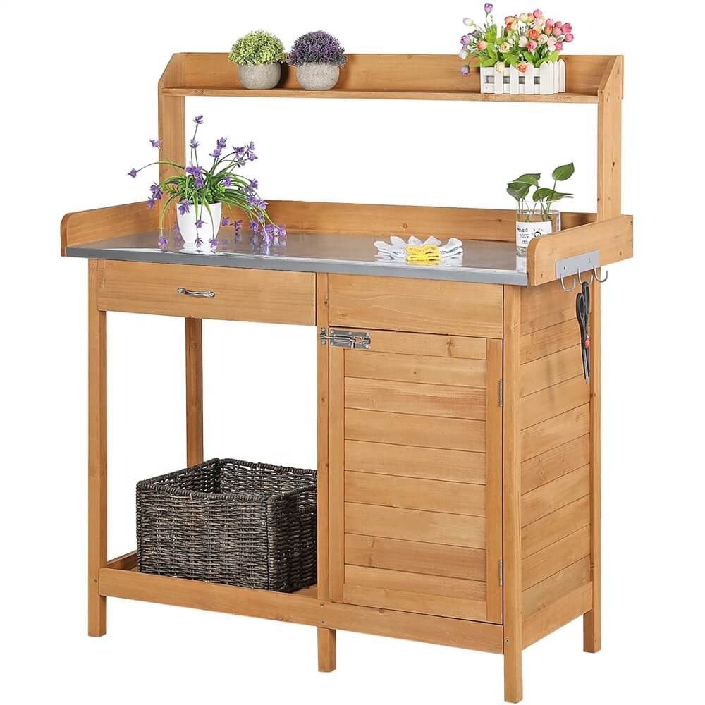 طاولة عمل خشبية صلبة للاستخدام - مراجعة Outdoor Furniture Wood وسعره