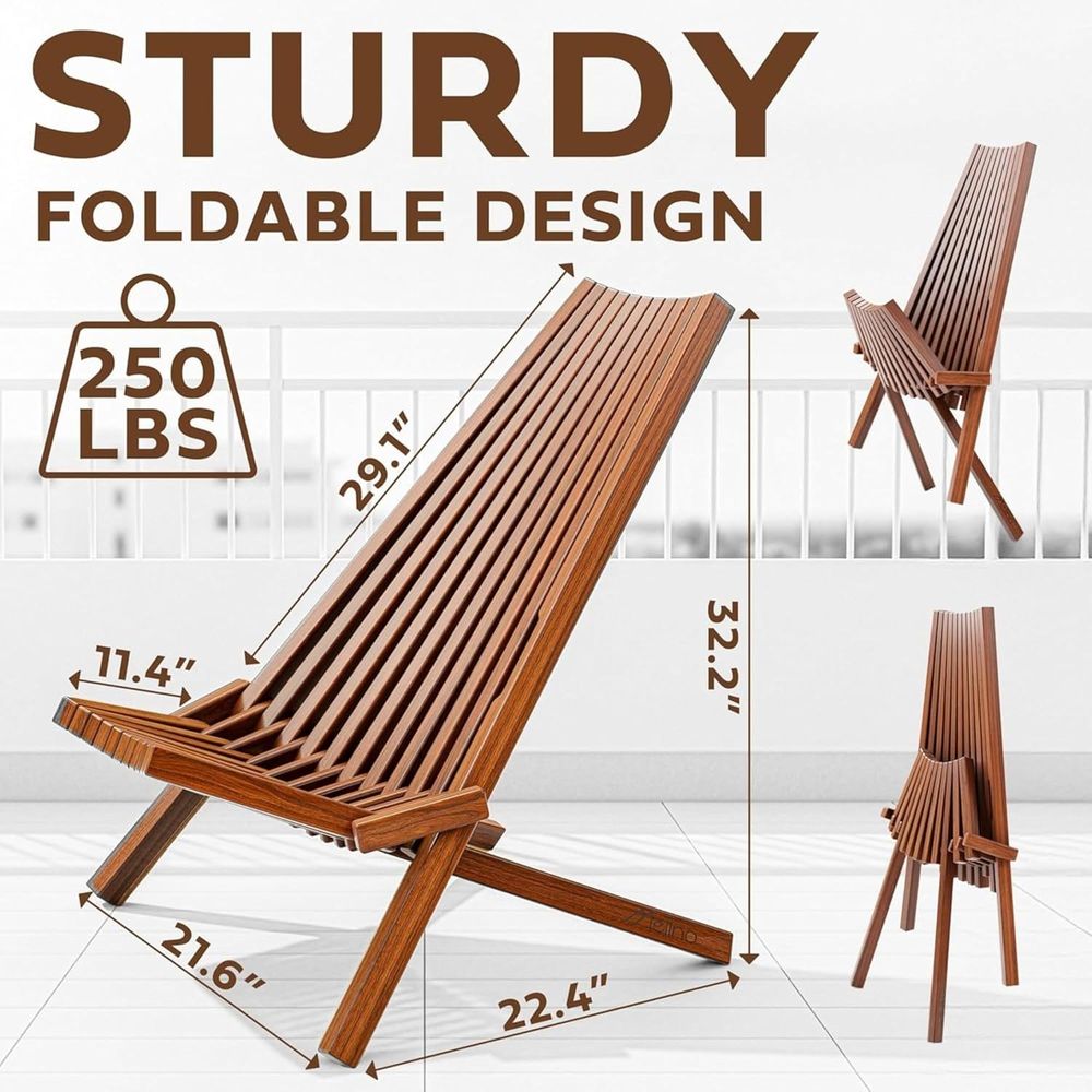 مجموعة من كرسيين خشبيين قابلين - مراجعة Outdoor Furniture Diy وسعره