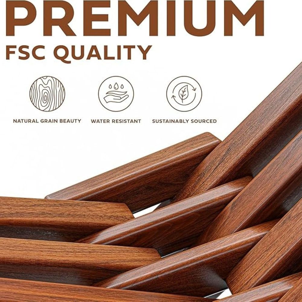 مجموعة من كرسيين خشبيين قابلين - مراجعة Outdoor Furniture Diy وسعره