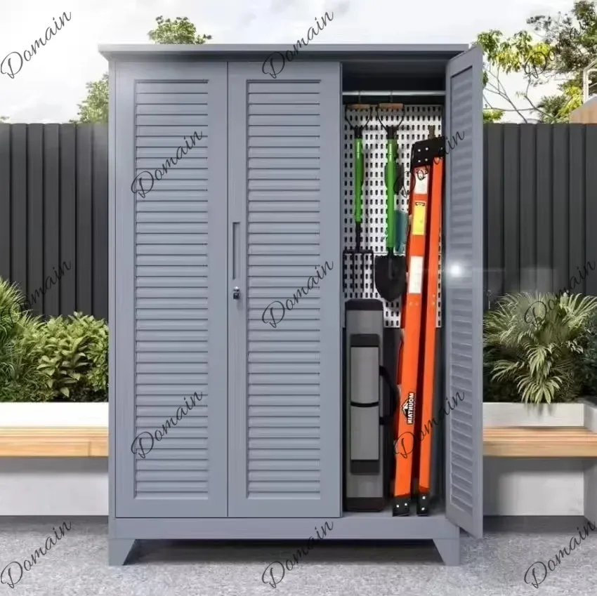 خزانة تخزين خارجية كبيرة الحجم - مراجعة Outdoor Furniture Metal وسعره