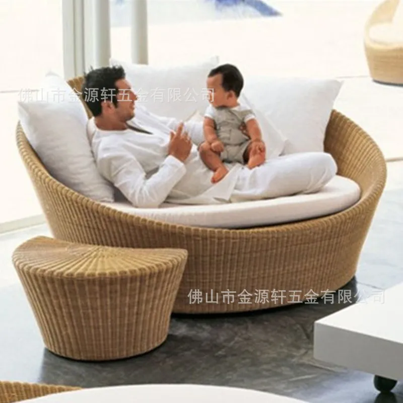 سرير نهاري دائري من الروطان لل - مراجعة Outdoor Daybed Furniture وسعره